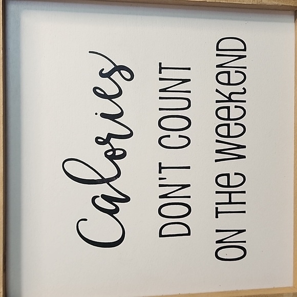 Hobby Lobby Beige and Black Weekend Quote Frame - Picture 3 of 4